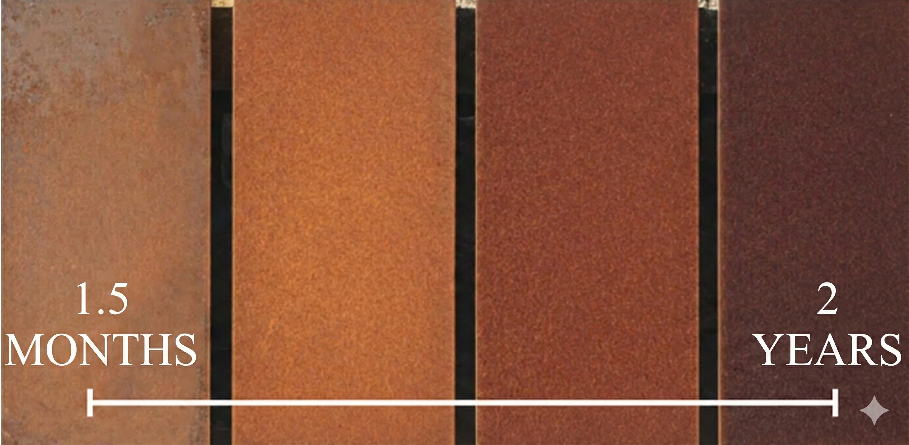 Corten steel U pedestal - Image 3